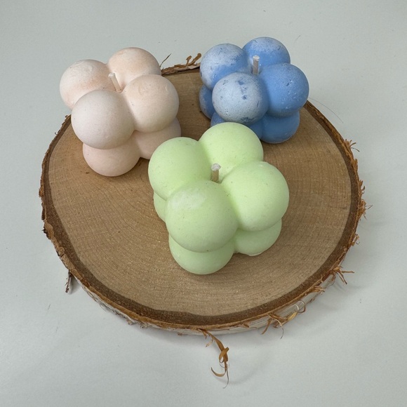 Bubble candle trio - Picture 1 of 5